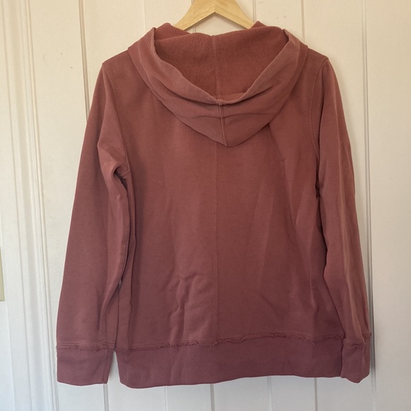 Dusty Rose Eddie Bauer Zip Up Hoodie - Picture 2 of 5